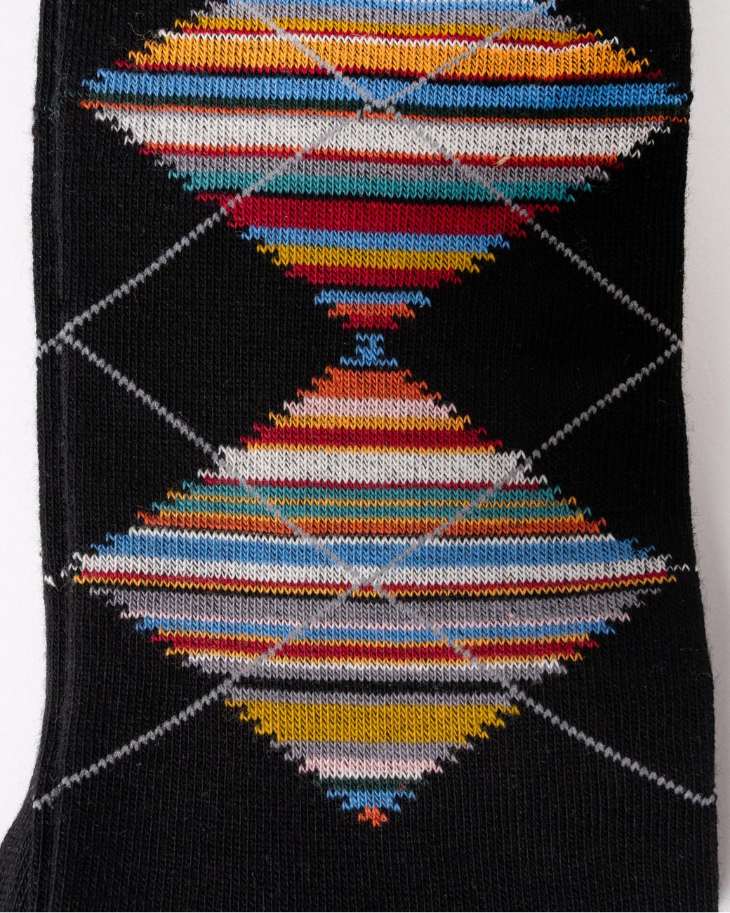 Paul Smith Black Argyle Socks for men