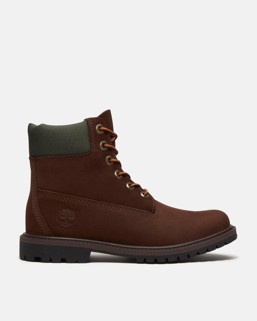 Timberland Brown Premium 6 Inch Waterproof Nubuck Boots
