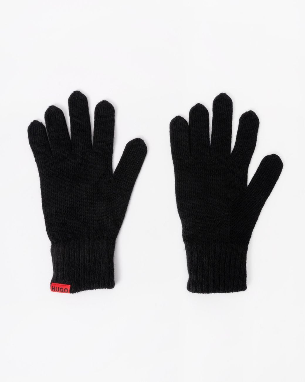 HUGO Black Gloves for men