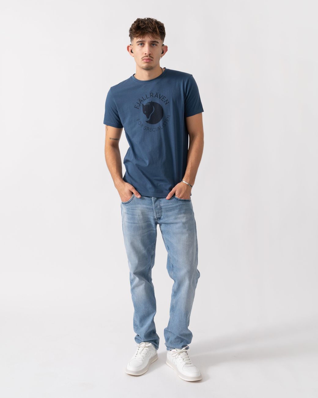 Fjallraven Blue Fox T-Shirt Size: M for men
