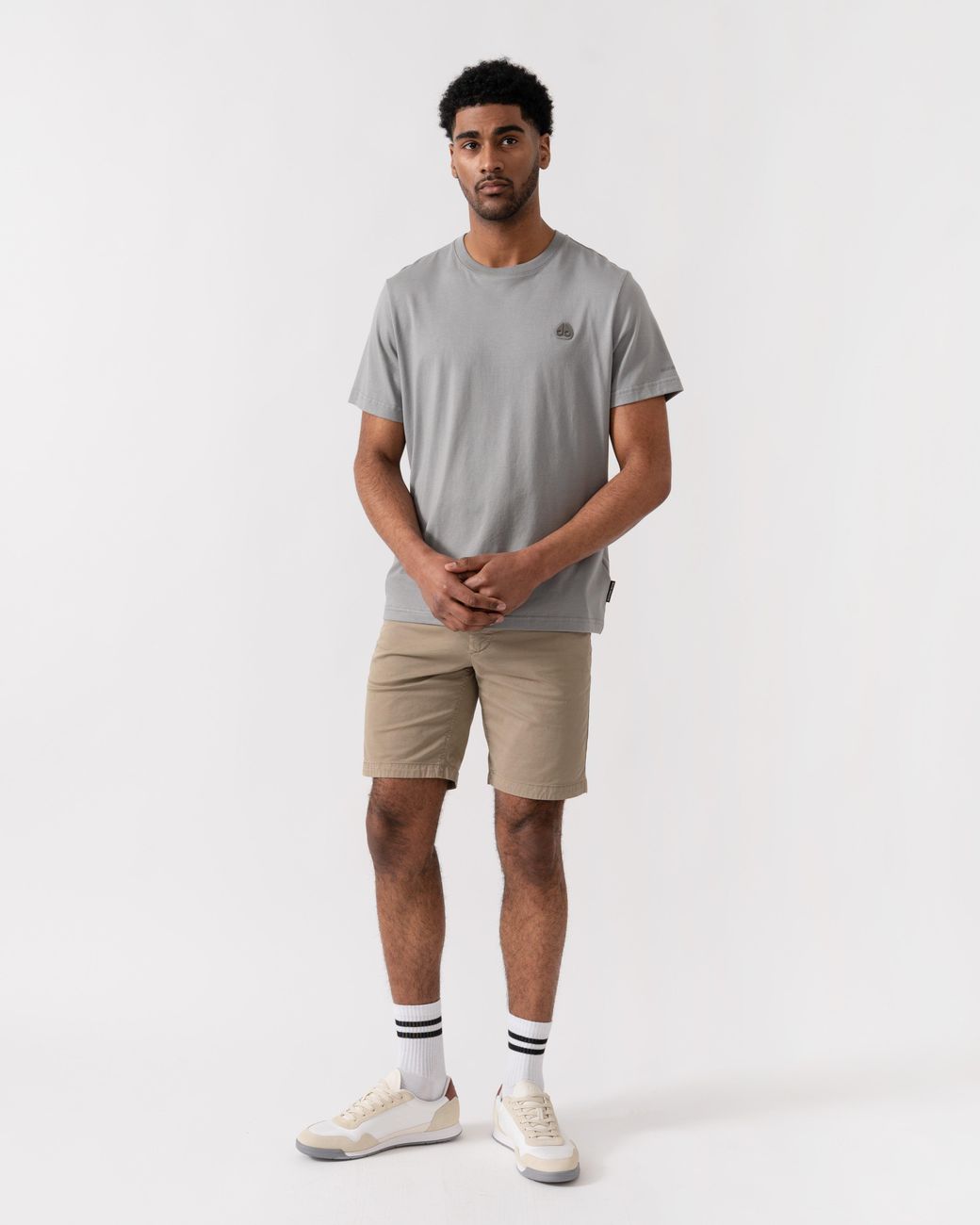 Moose Knuckles Gray Crescent T-Shirt for men