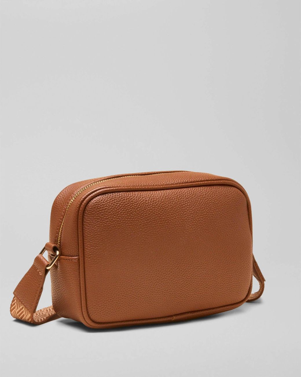 Joules Brown Trent Faux Leather Crossbody Bag