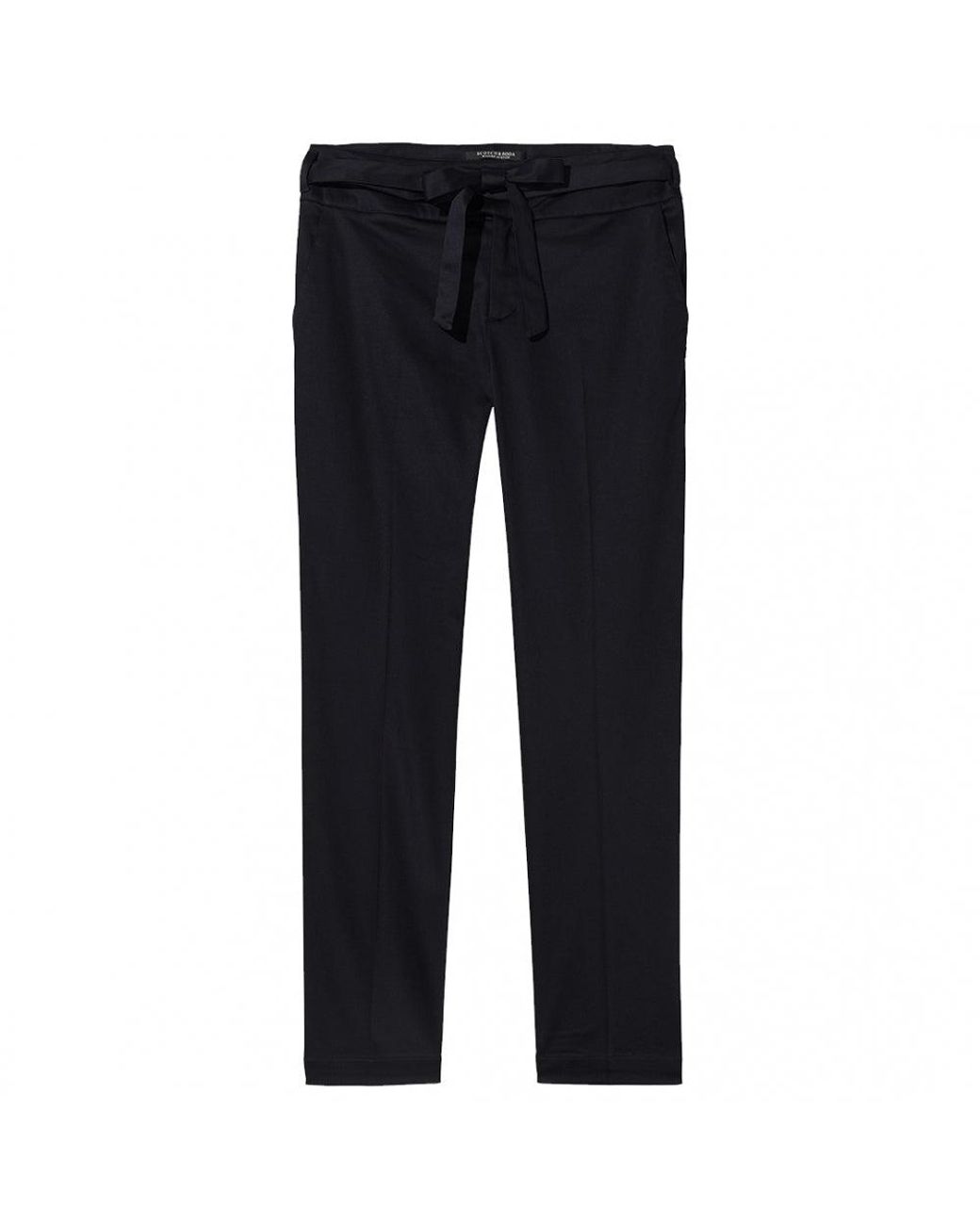Maison Scotch Black Tie Waist Chinos