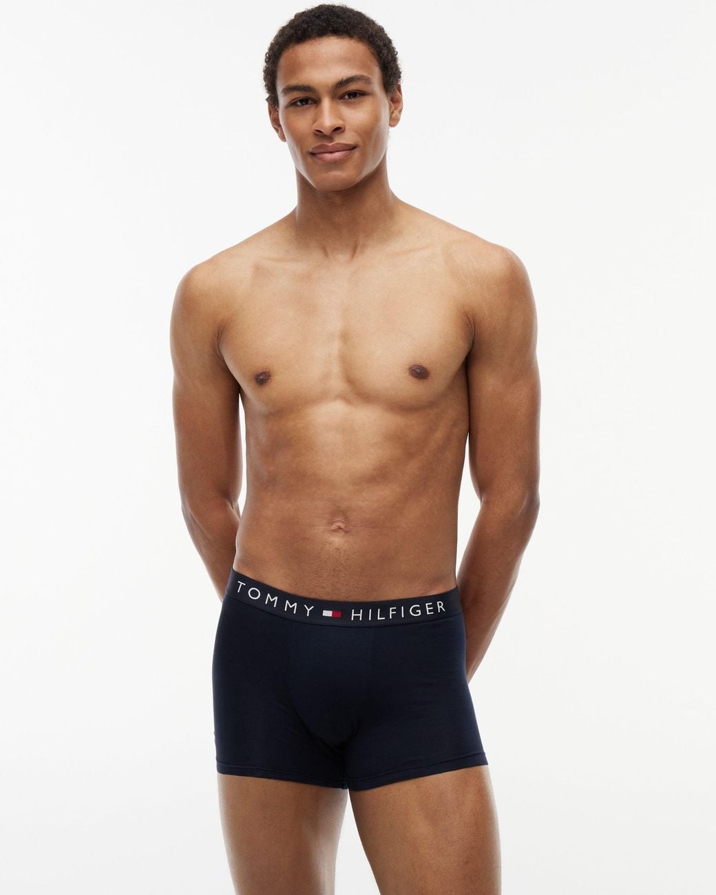 Tommy Hilfiger Gray 3 Pack Waistband Trunks for men