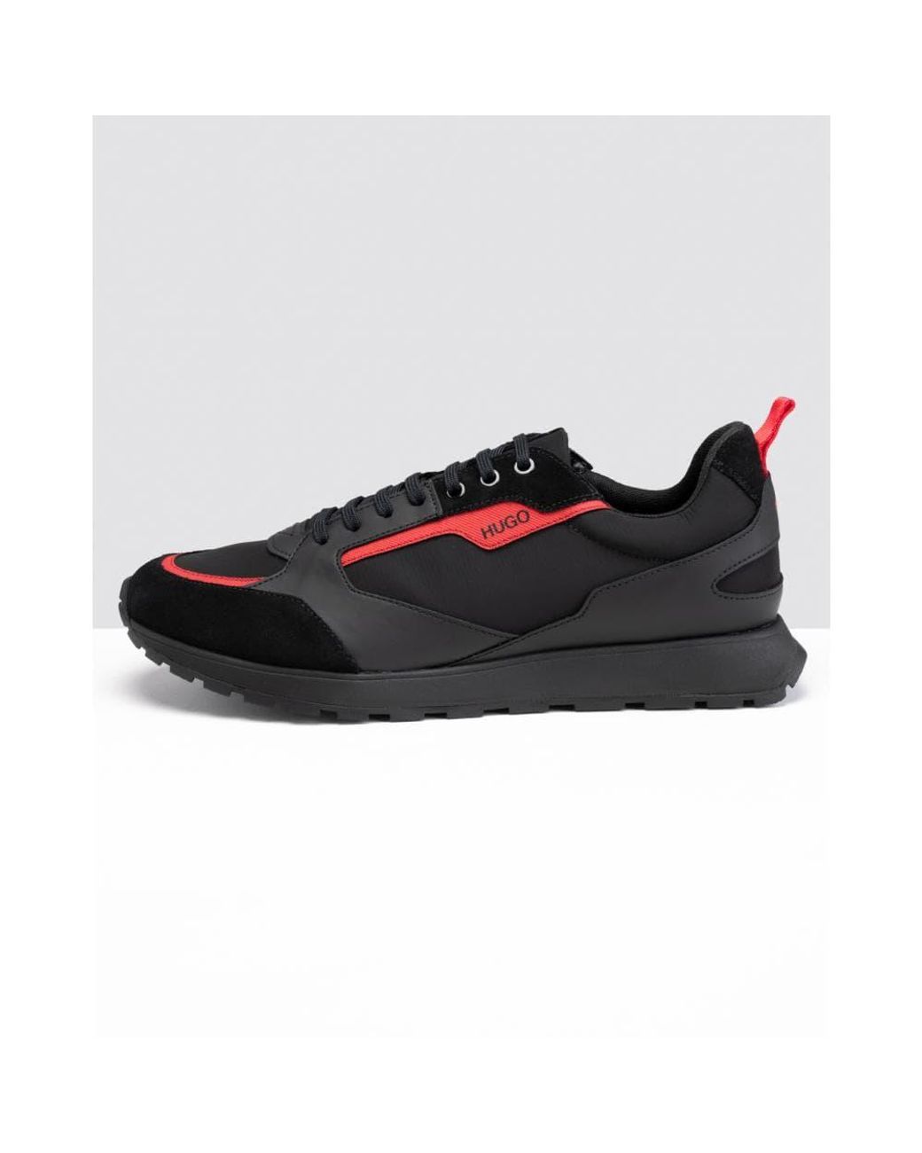 BOSS by HUGO BOSS Icelin Runn Trainers in Black for Men - Lyst