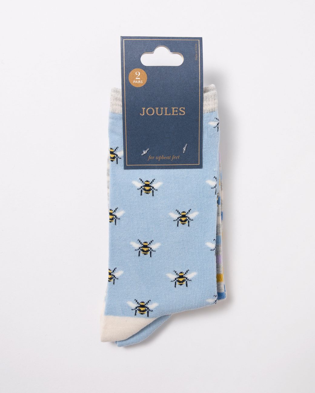Joules Blue Everyday 2 Pack Socks