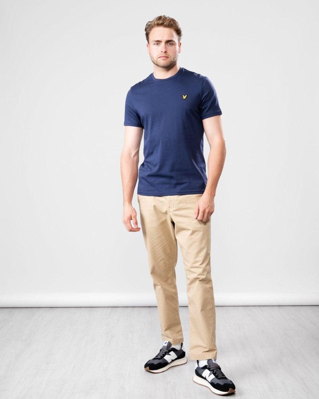 Lyle & Scott Blue Lyle & Scott Plain T-Shirt for men
