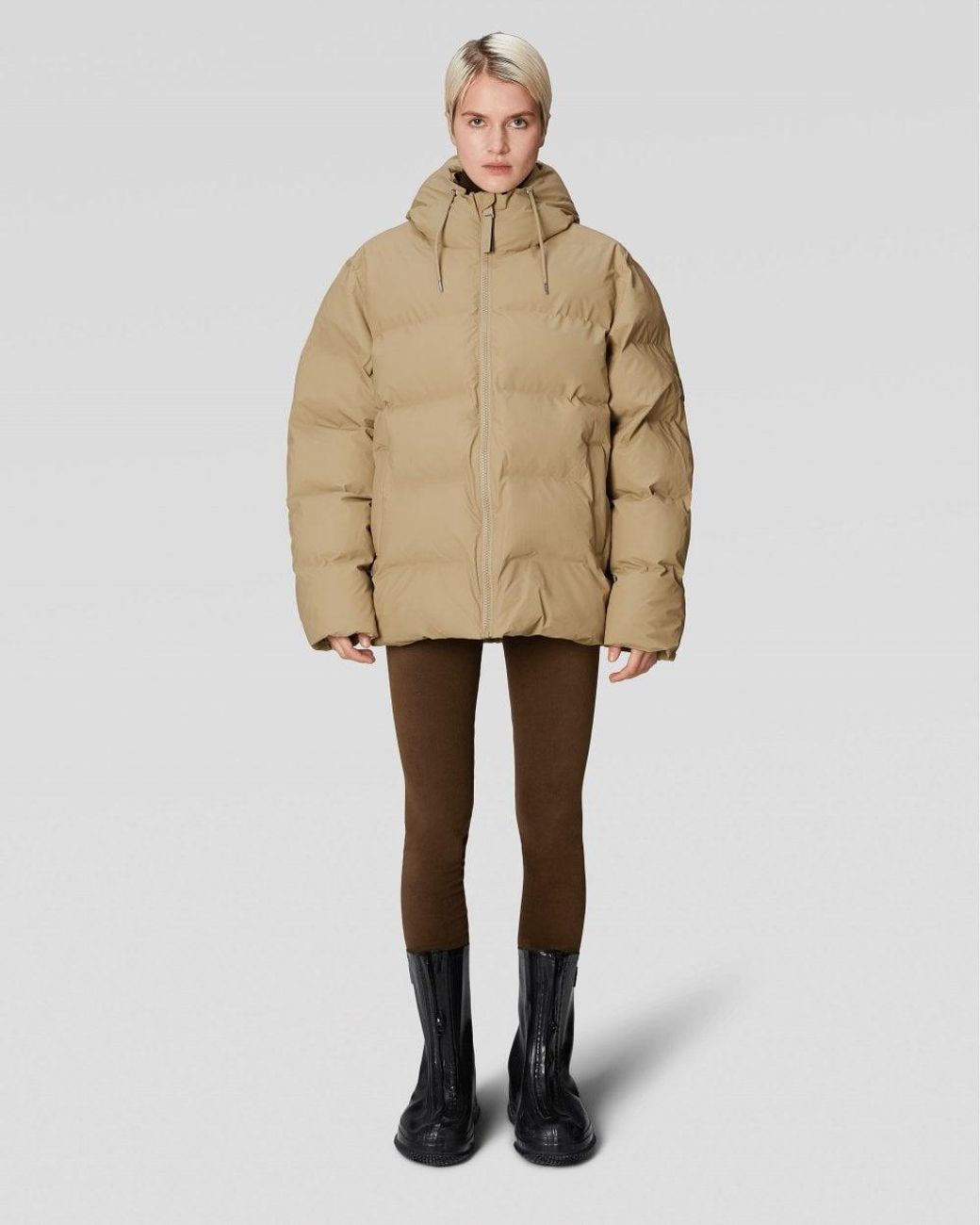 Rains Natural Alta Puffer Jacket