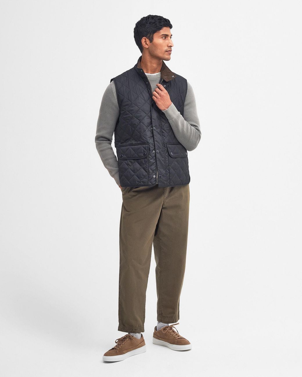 Barbour Blue New Lowerdale Gilet for men