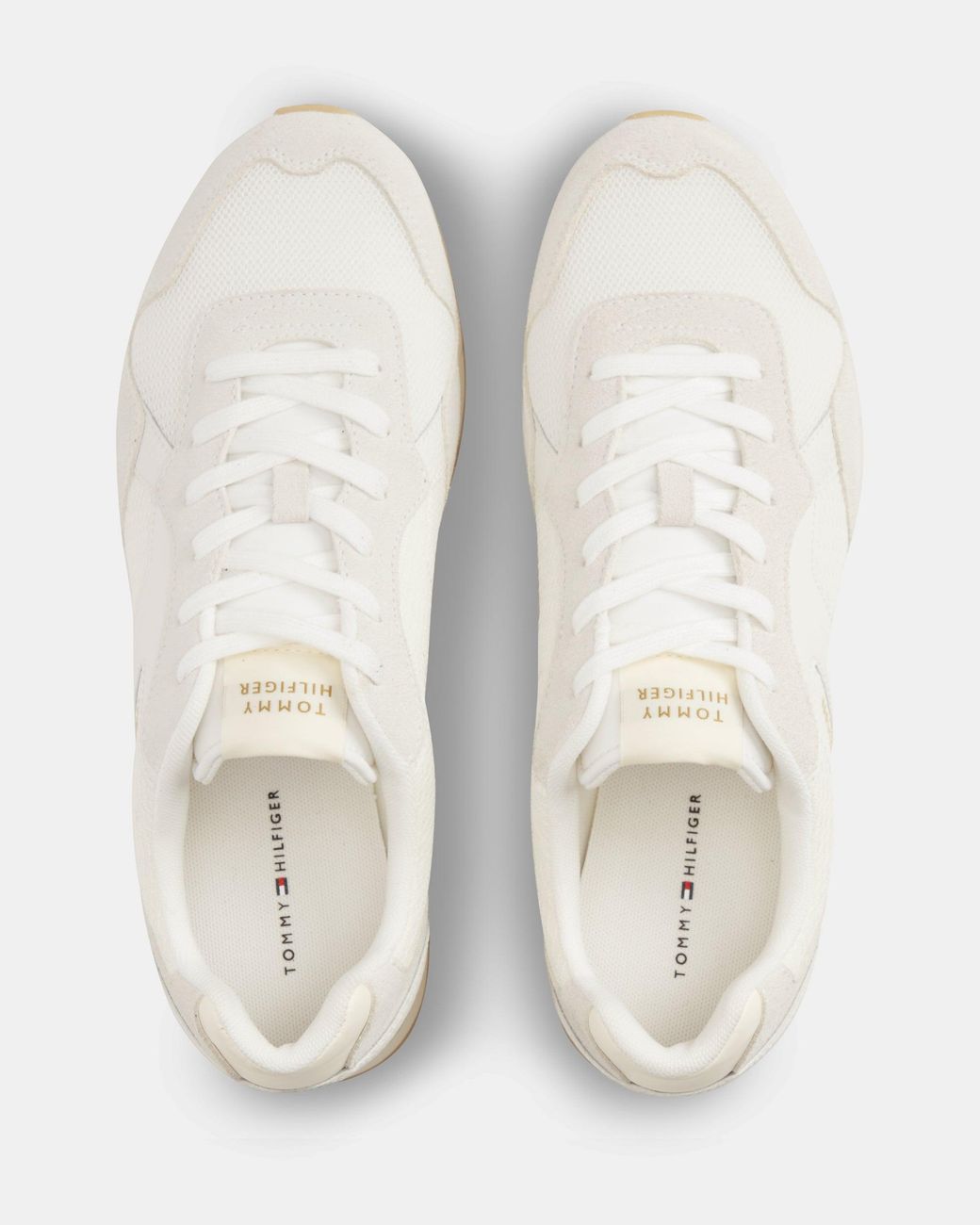Tommy Hilfiger White Th Core Mix Trainers for men
