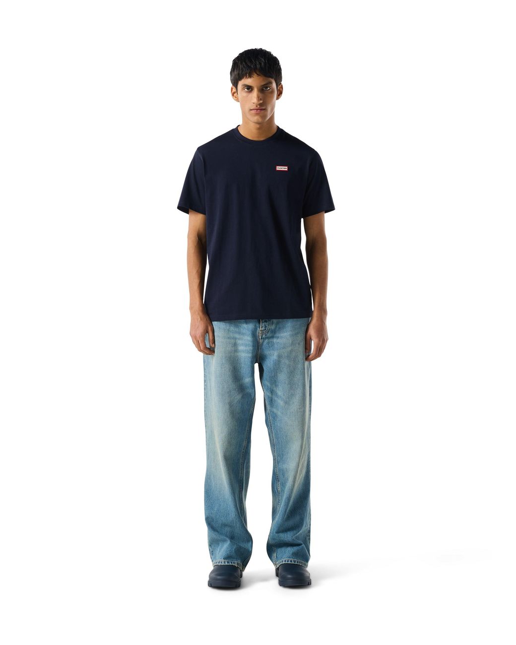 Hunter Blue Label Essentials Logo T-Shirt for men
