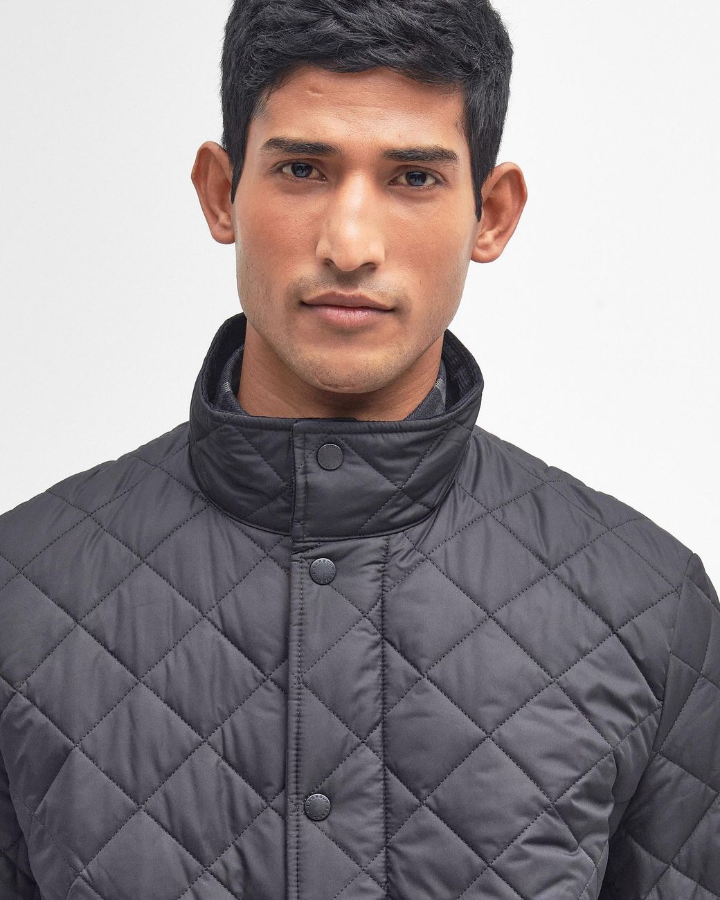 Barbour Gray Chelsea Sportsquilt Jacket for men