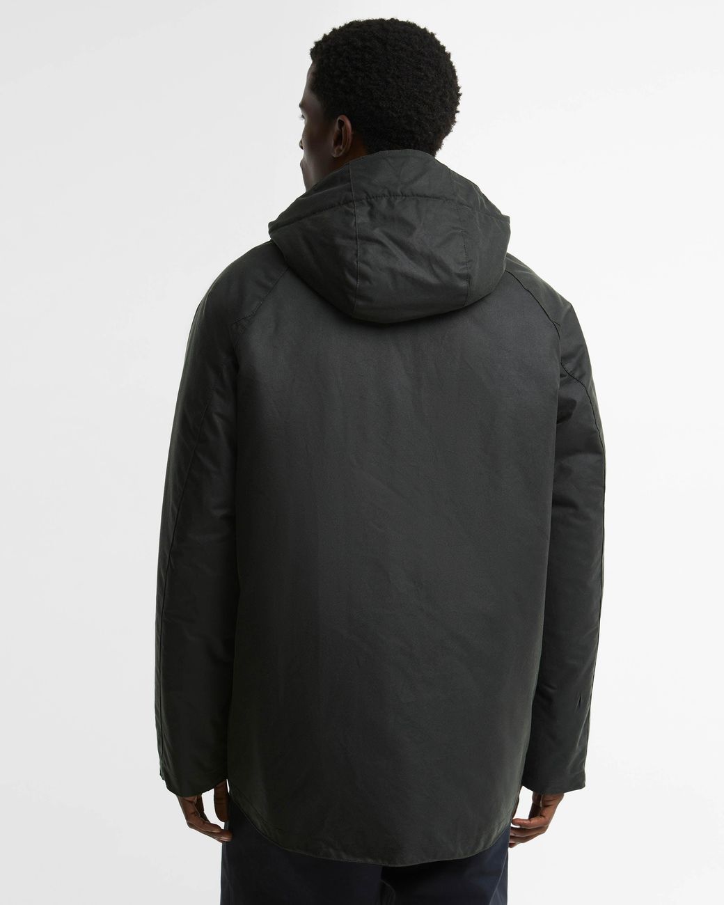 Barbour Black Modern Beaufort Wax Jacket for men