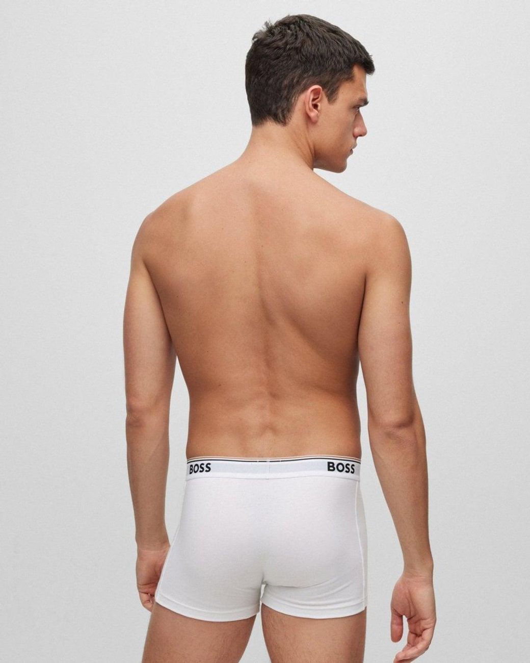 Boss White 3 Pack Power Trunks Nos Size: M for men