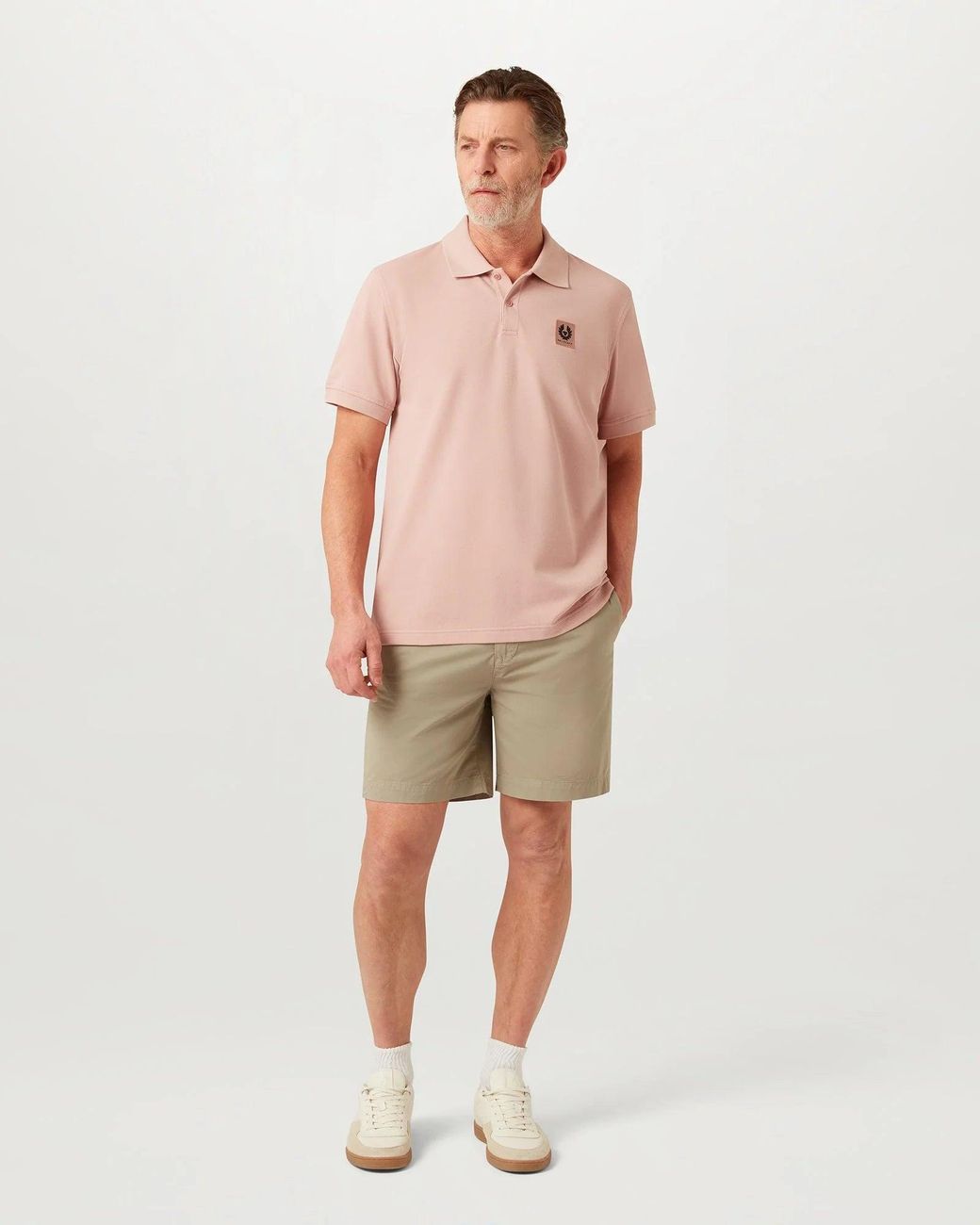 Belstaff Natural Logo Polo for men