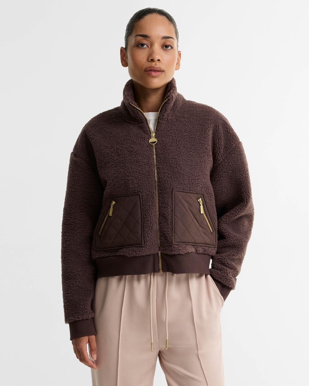 Barbour Brown Gea Fleece