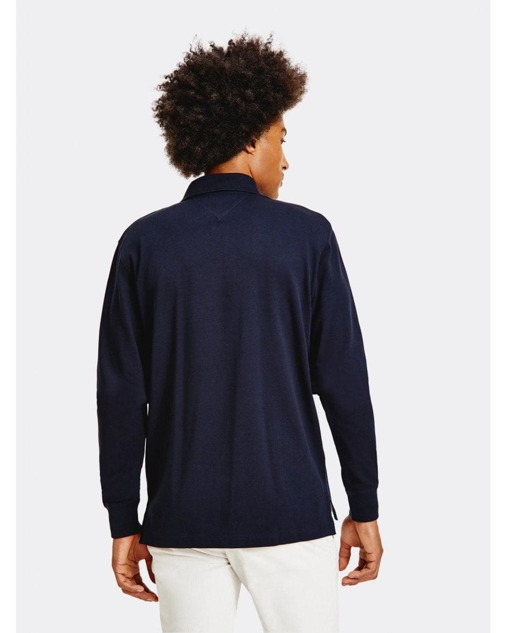 Tommy Hilfiger Blue 1985 Regular Long Sleeve Polo Shirt for men