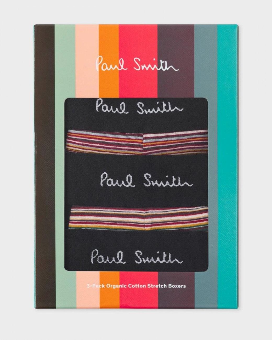 Paul Smith Red 3 Pack Signature Stripe Trunks for men