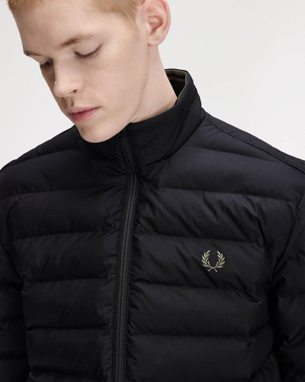 Fred Perry Blue Insulated Jacket for men