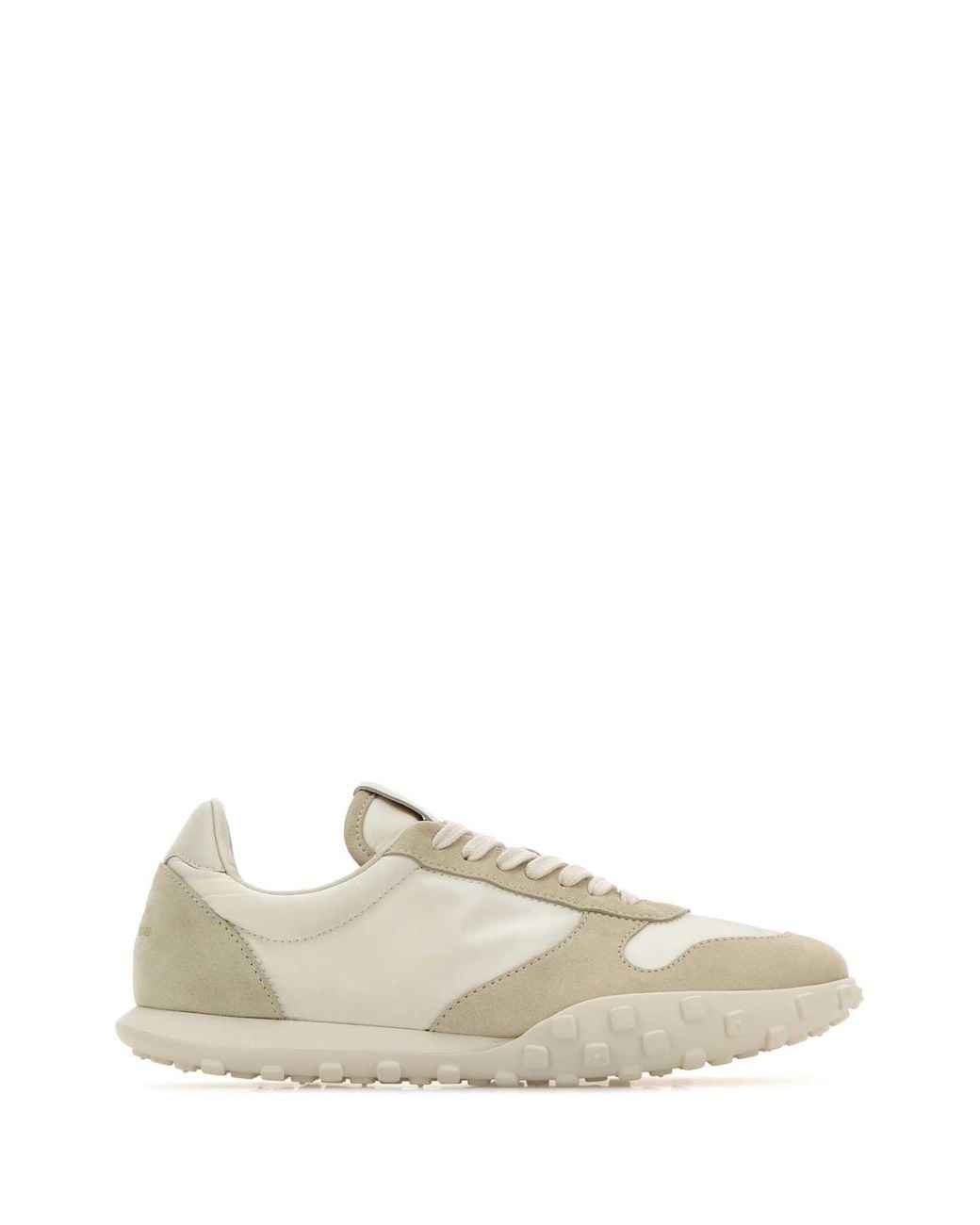 Jil Sander White Suede Sneakers for men