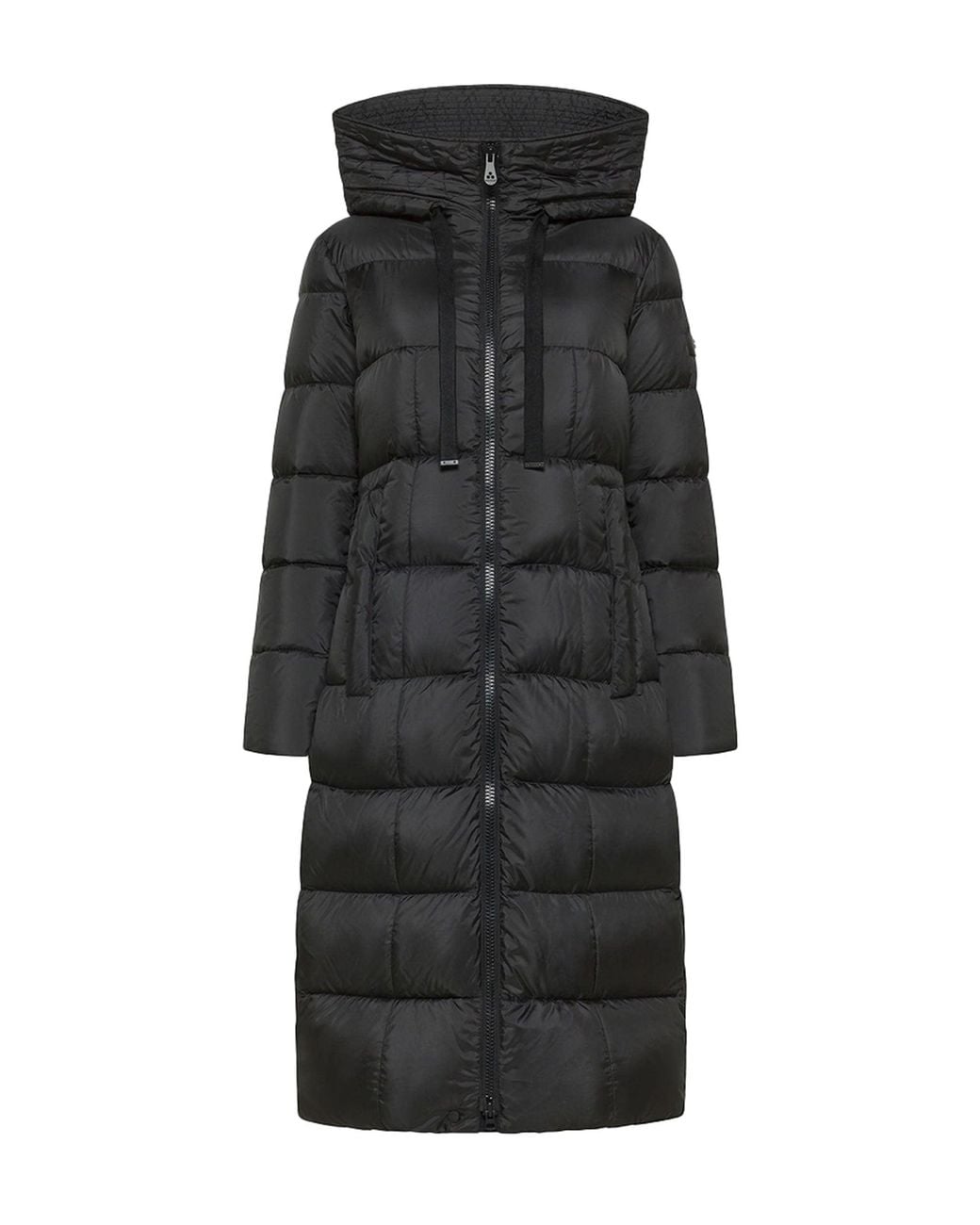 Peuterey Black Tailored Coat With Structured Silhouette And Timeless Design