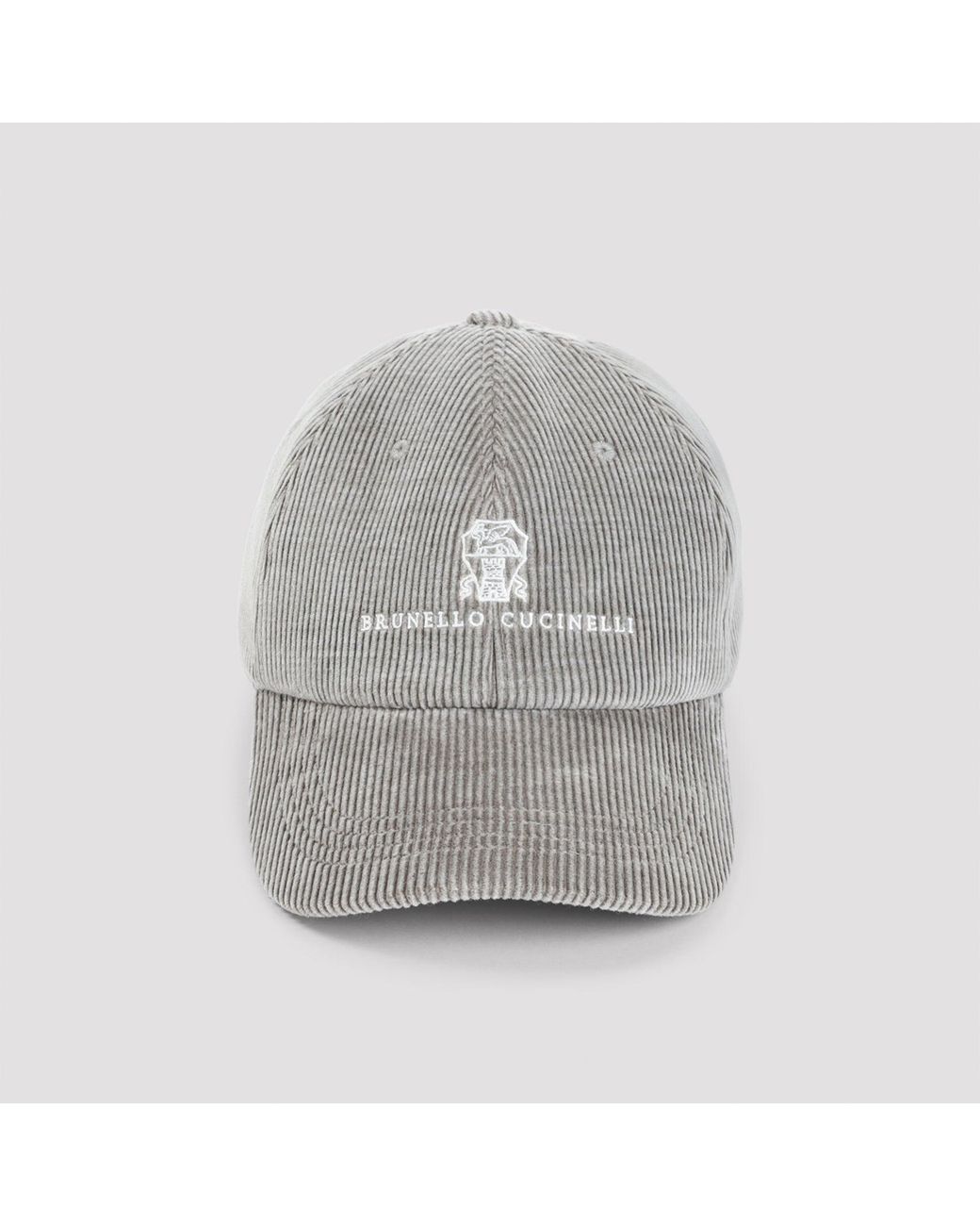 Brunello Cucinelli Gray Baseball Cap