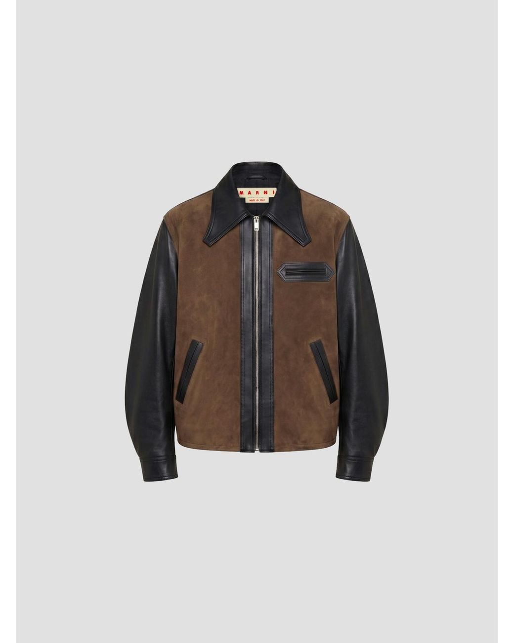Marni Black Chic Leather Jacket
