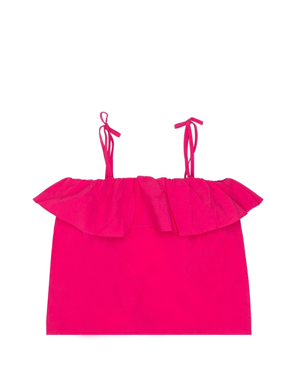 Twinset Pink Off-Shoulder Mini Top