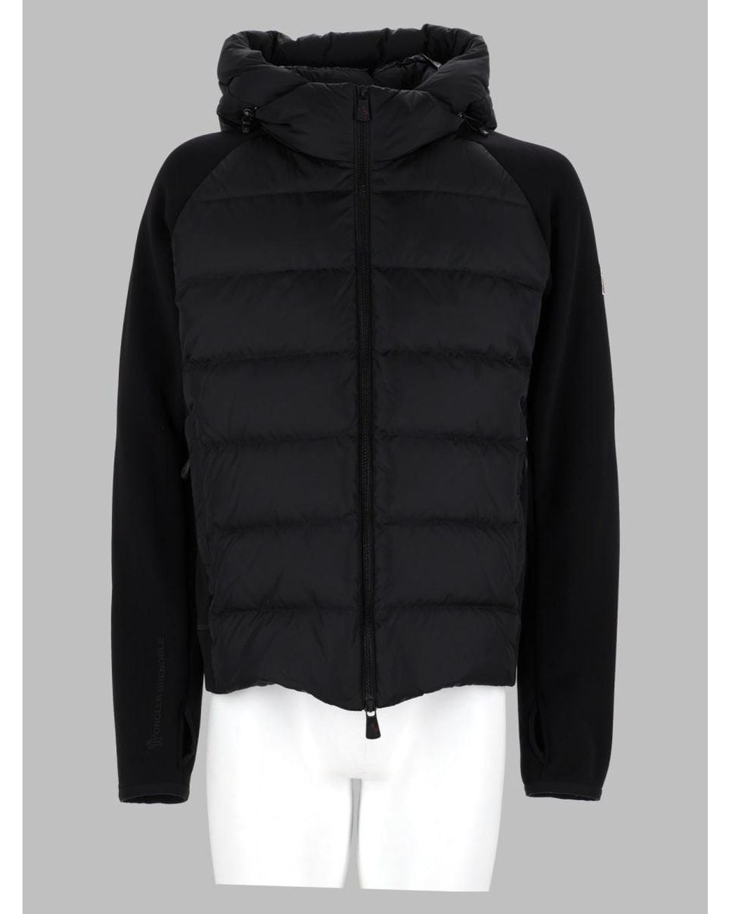 Moncler Black Technical Sweatshirt for men