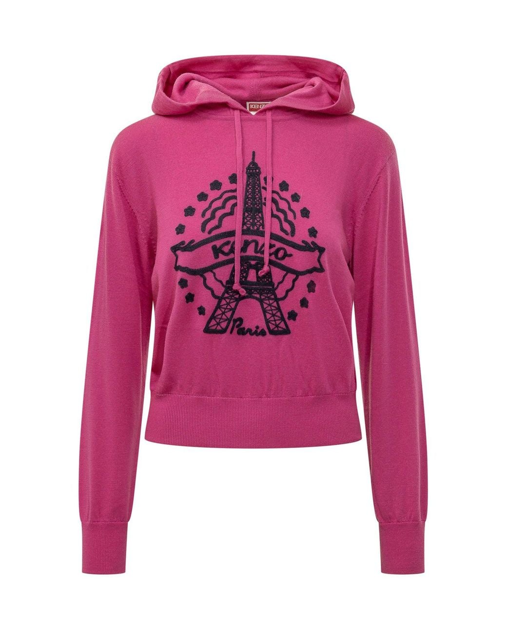 KENZO Pink Eiffel Tower Mini Hoodie