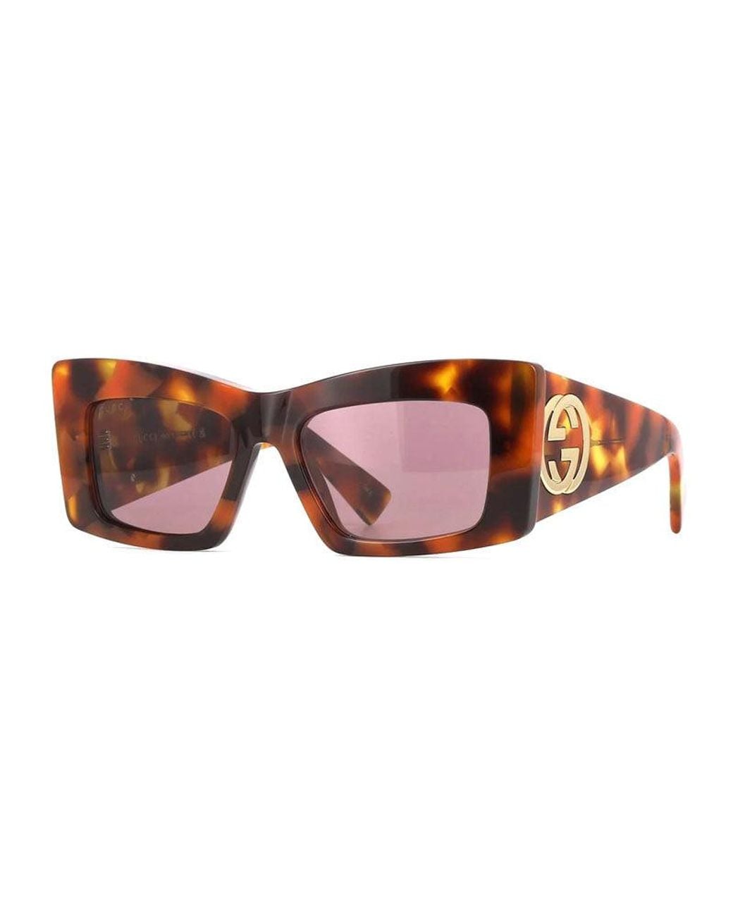 Gucci Brown Gg Mini Sunglasses
