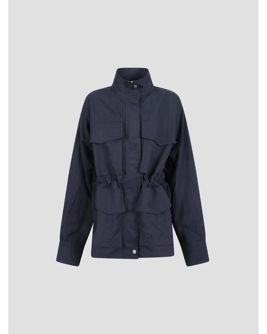 Studio Nicholson Blue Elasticated Waist Jacket