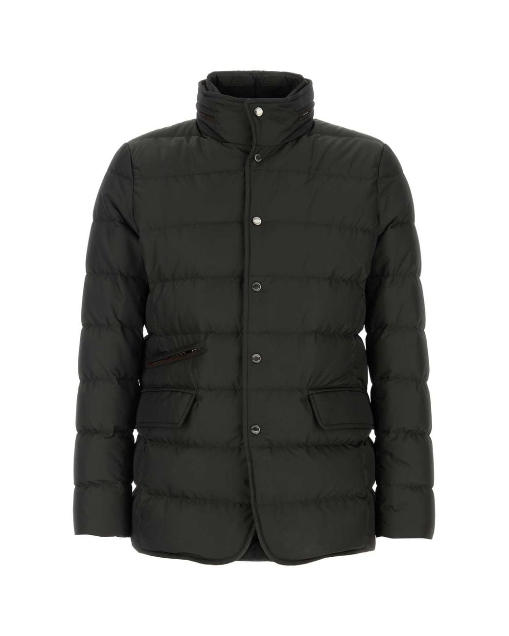 Moorer Black Dark Ilvo Puffer Down Jacket Mini-Style for men