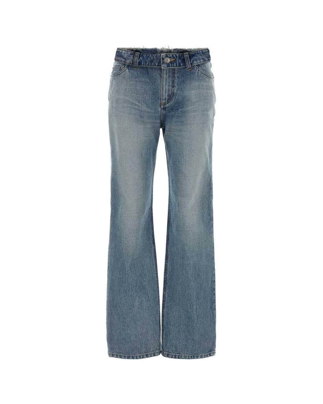 McQueen Blue Denim Trousers*3