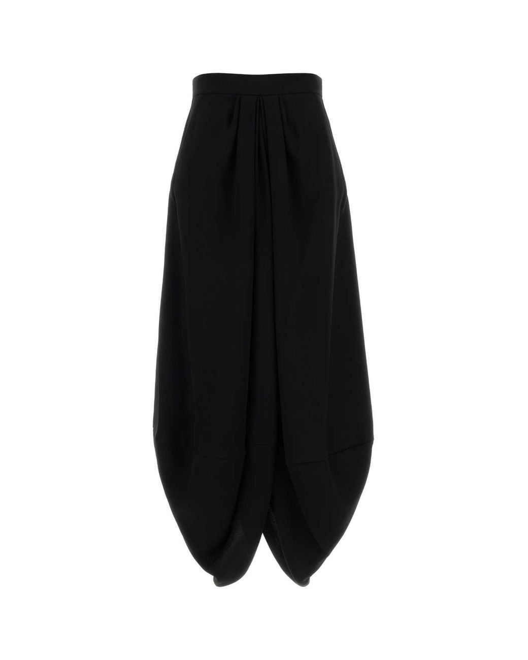 Giorgio Armani Cady Skirt in Black | Lyst