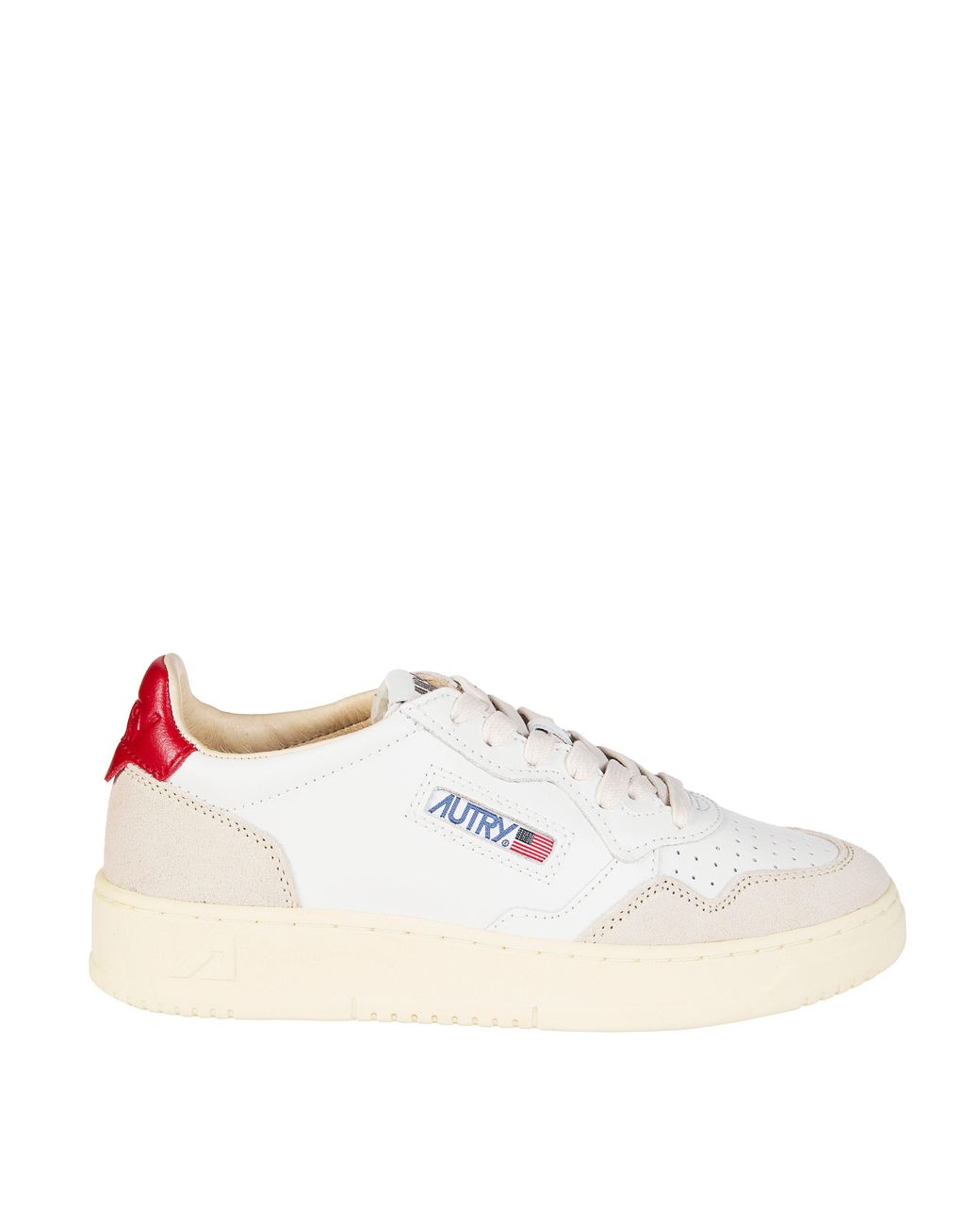 Autry White Medalist Low Sneakers