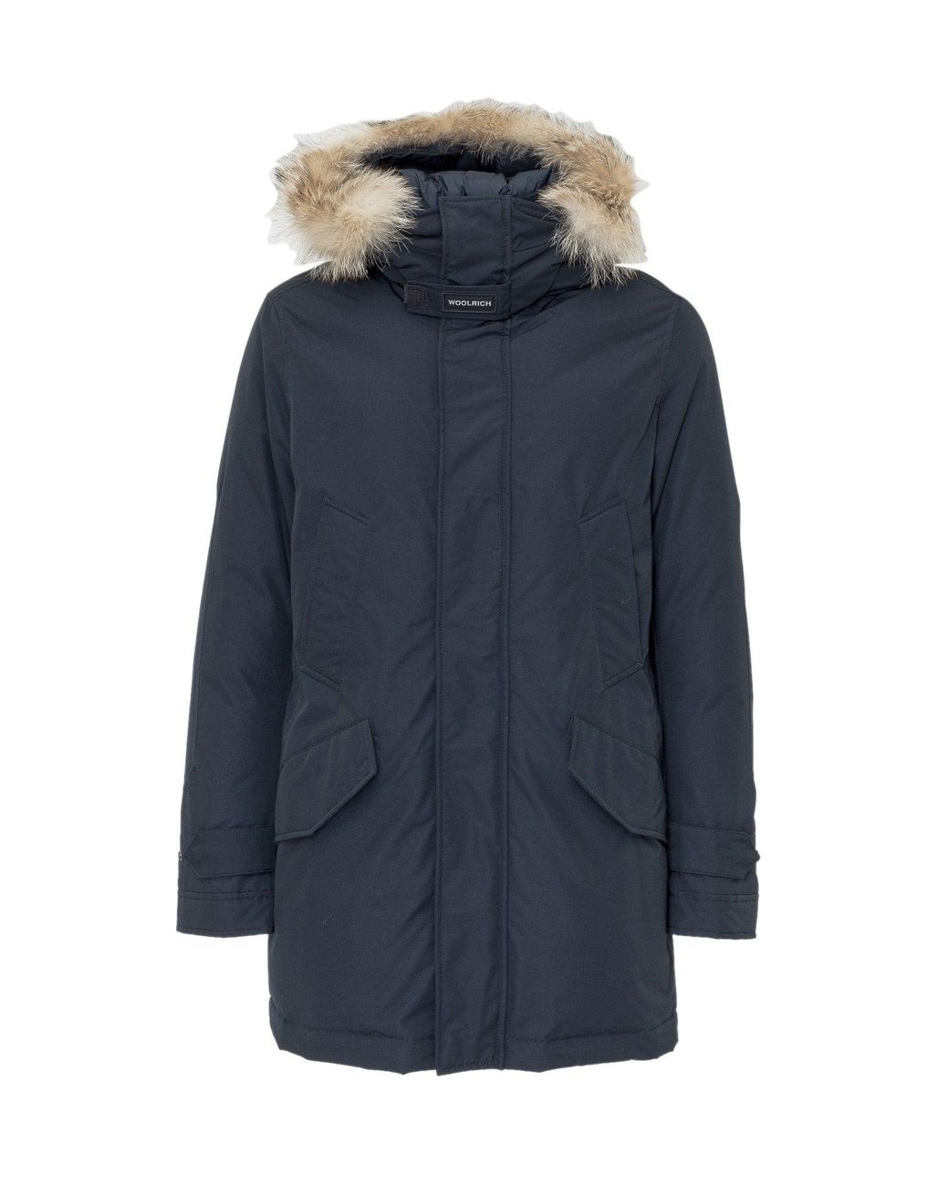 Woolrich Blue Mini Puffer Coat