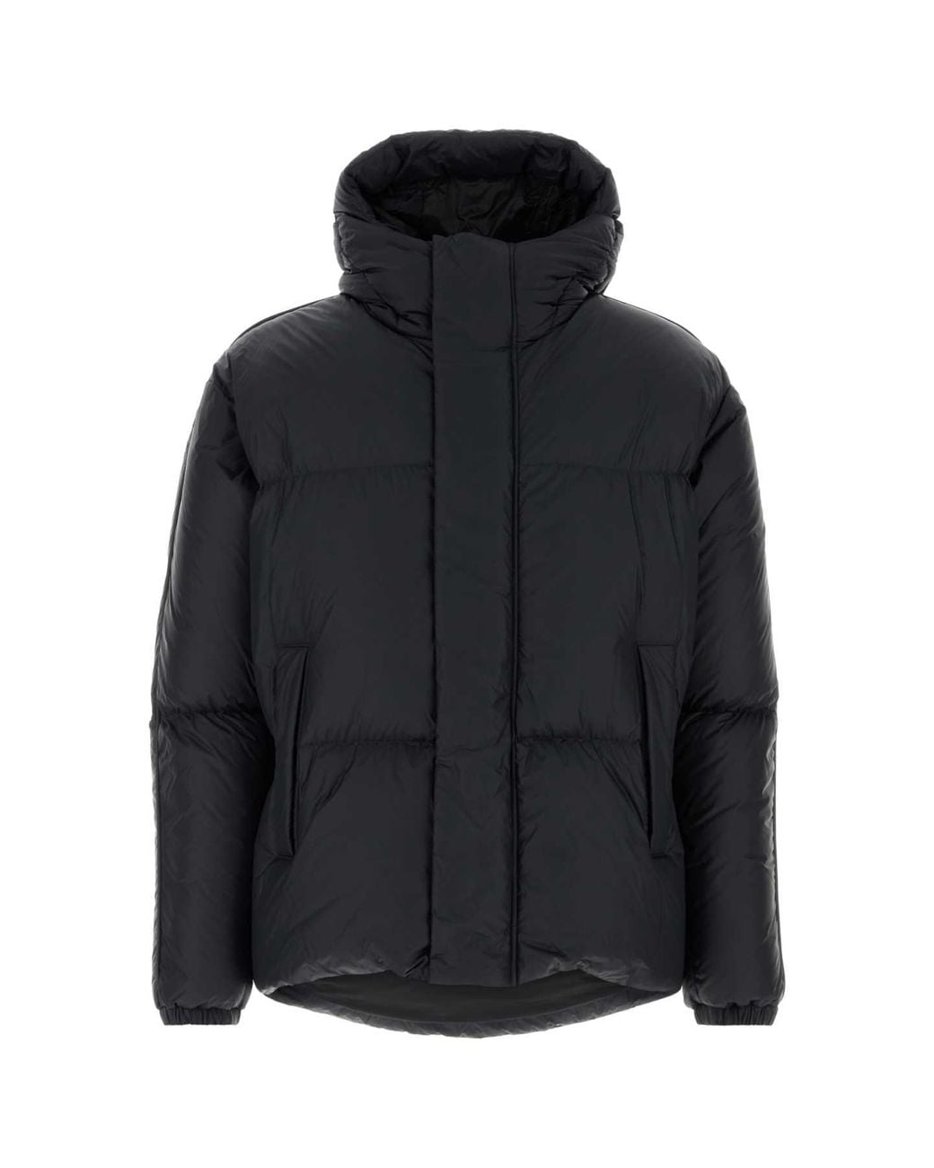 Herno Black Laminar Quilted Mini Down Jacket for men