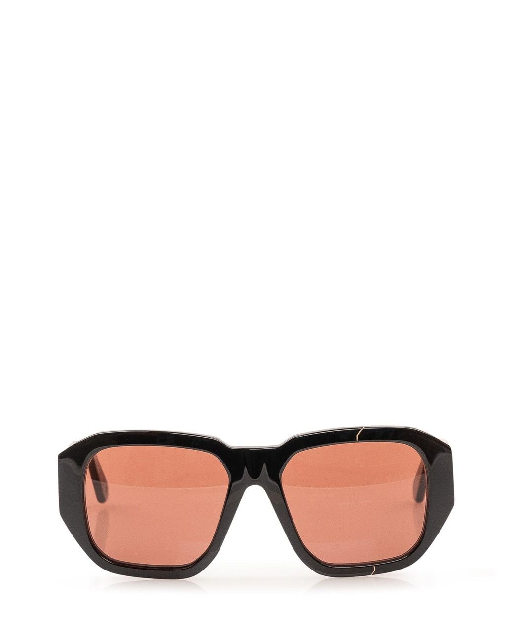 FACE HIDE Black Square-Shaped Sunglasses