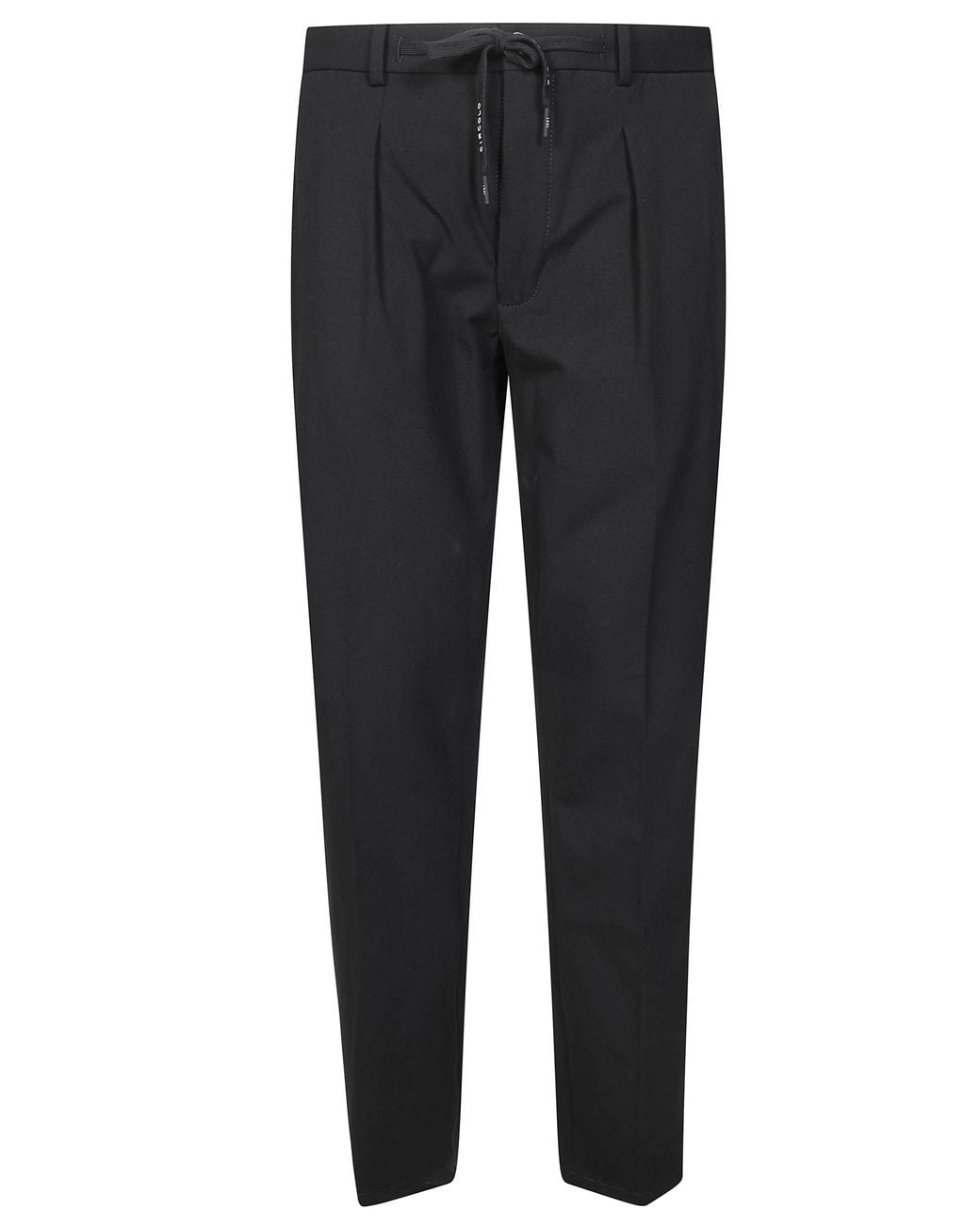 Circolo 1901 Black Technical Drawstring Trousers For for men