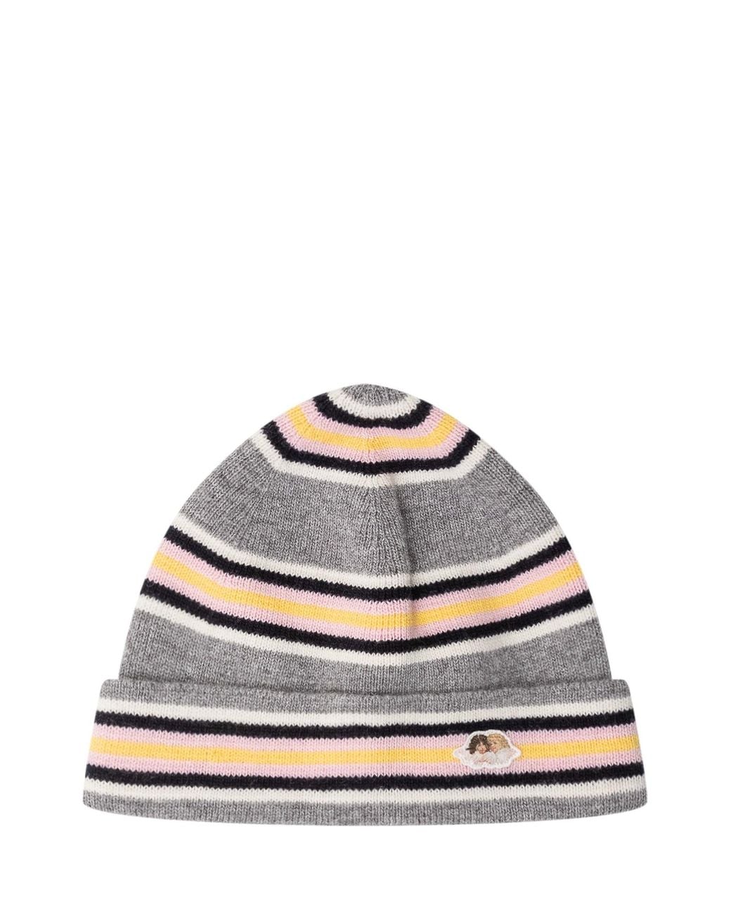 Fiorucci Gray Angel Patch Beanie