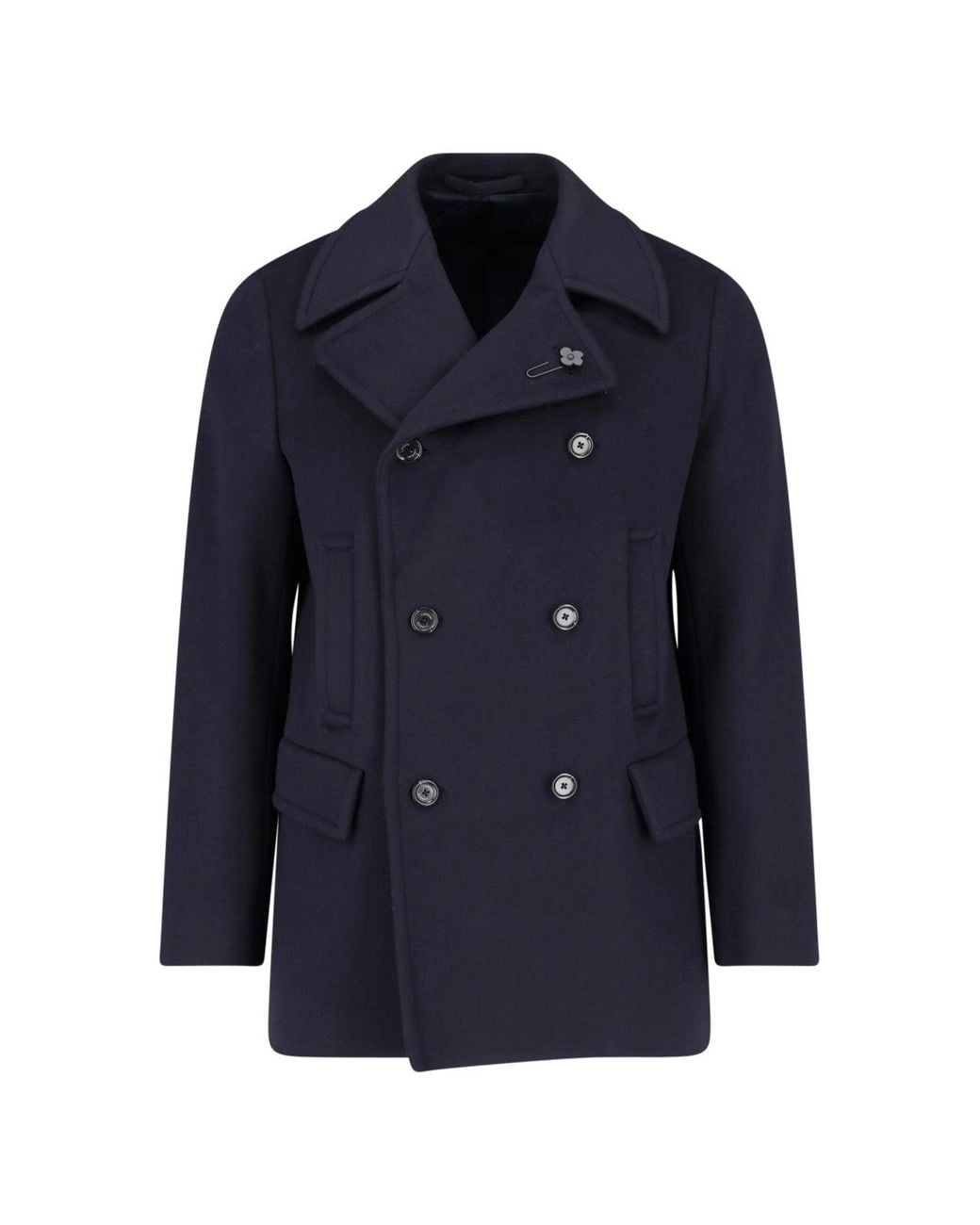 Lardini Blue 100% Virgin Wool Jacket for men