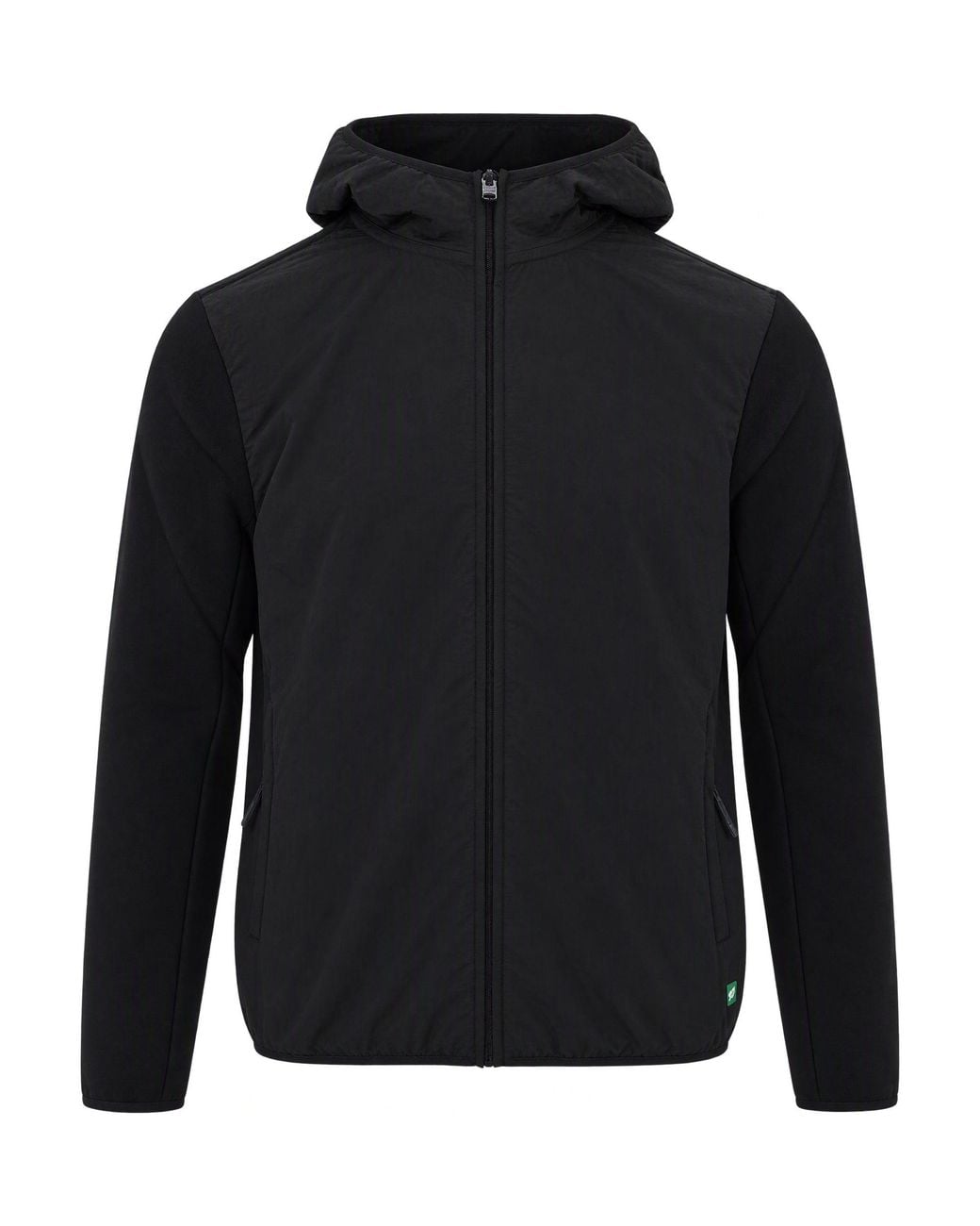 flâneur Blue Hooded Zip-Front Jacket for men