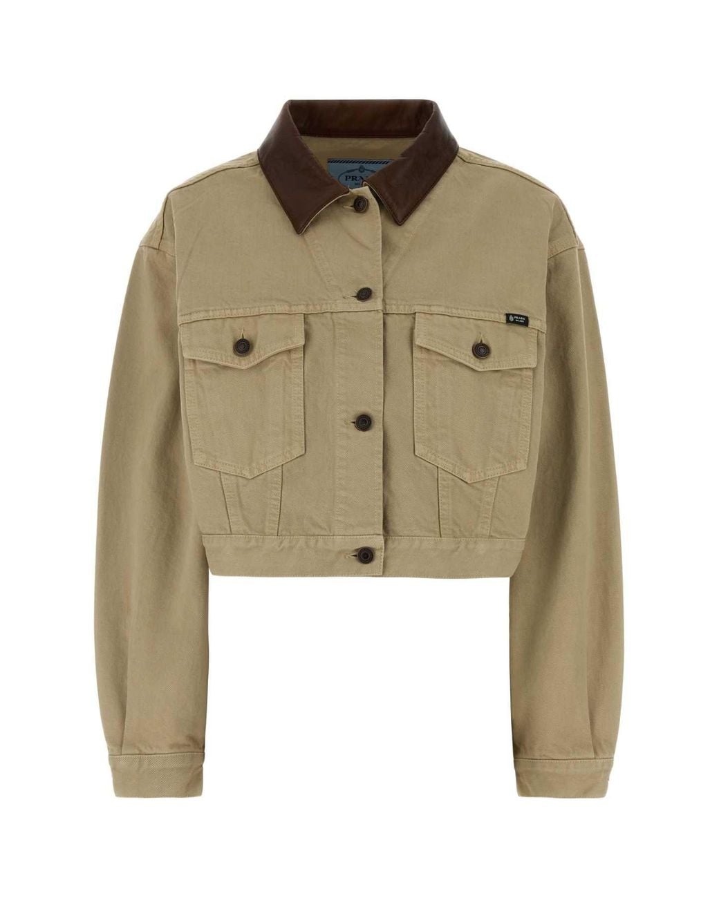 Prada Green Denim Jacket Blazer