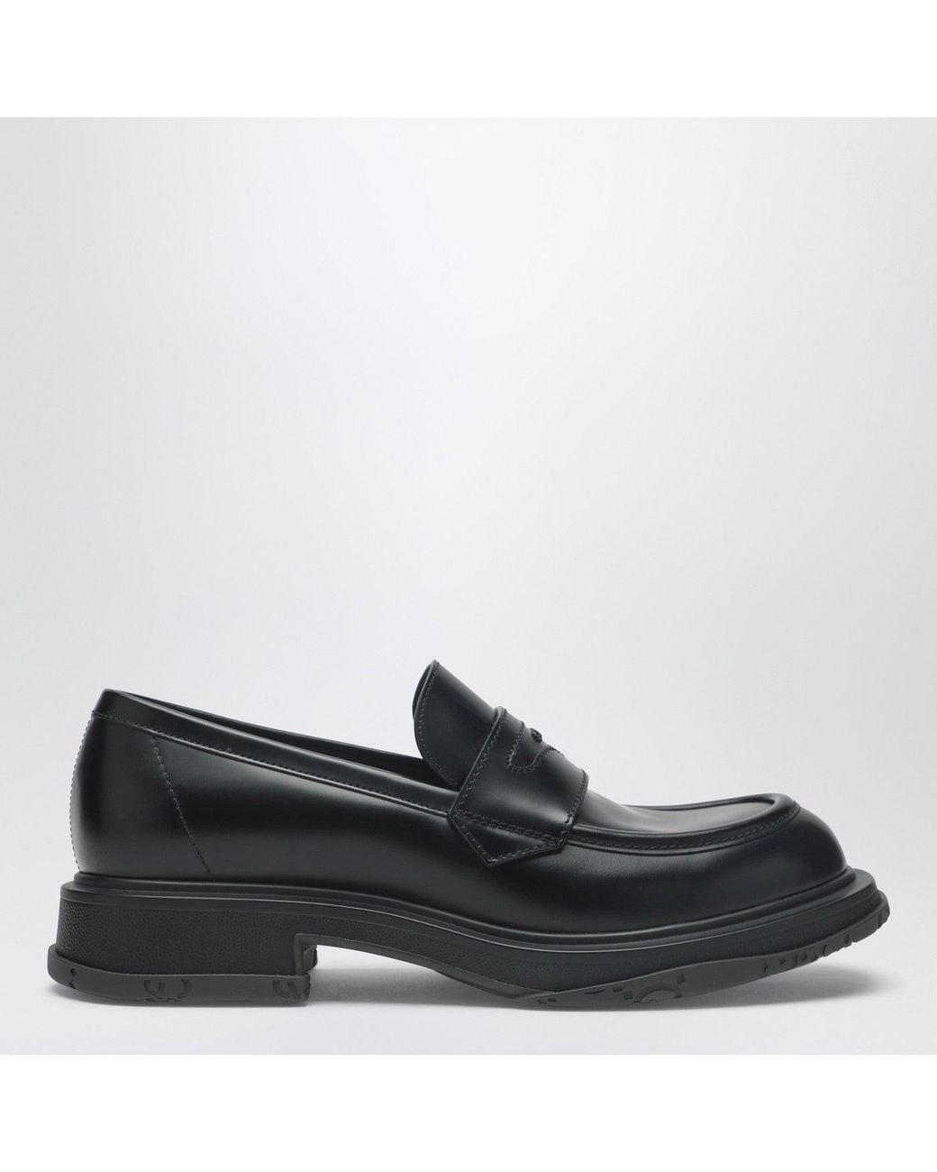 Gucci Black Loafer With Logo for men