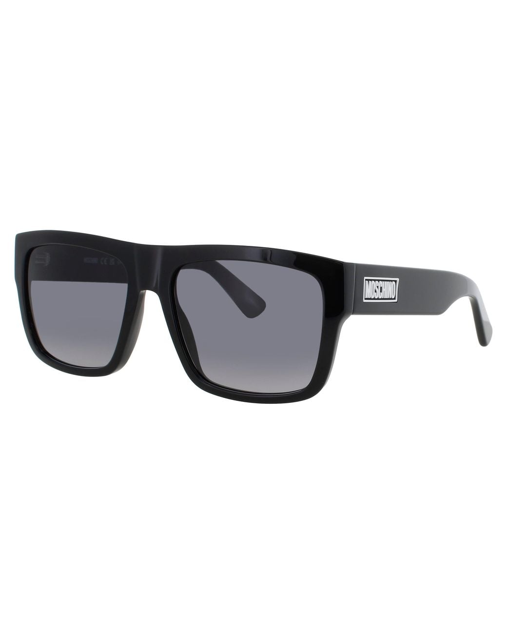 Moschino Black Bold Square Frame Sunglasses