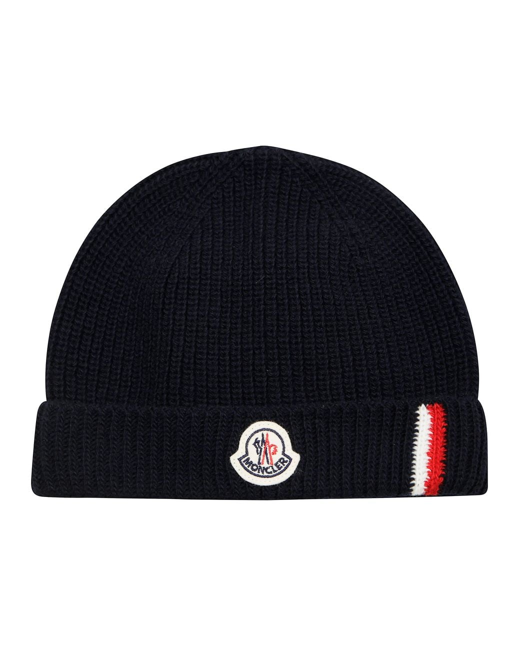 Moncler Blue Mini Flag Pattern Beanie