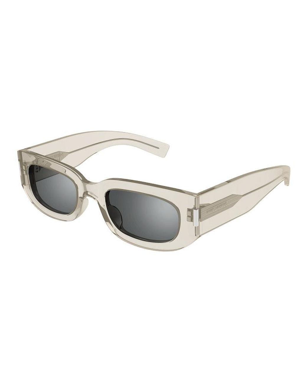 Saint Laurent Metallic Sl697 Mini Sunglasses, Mirror