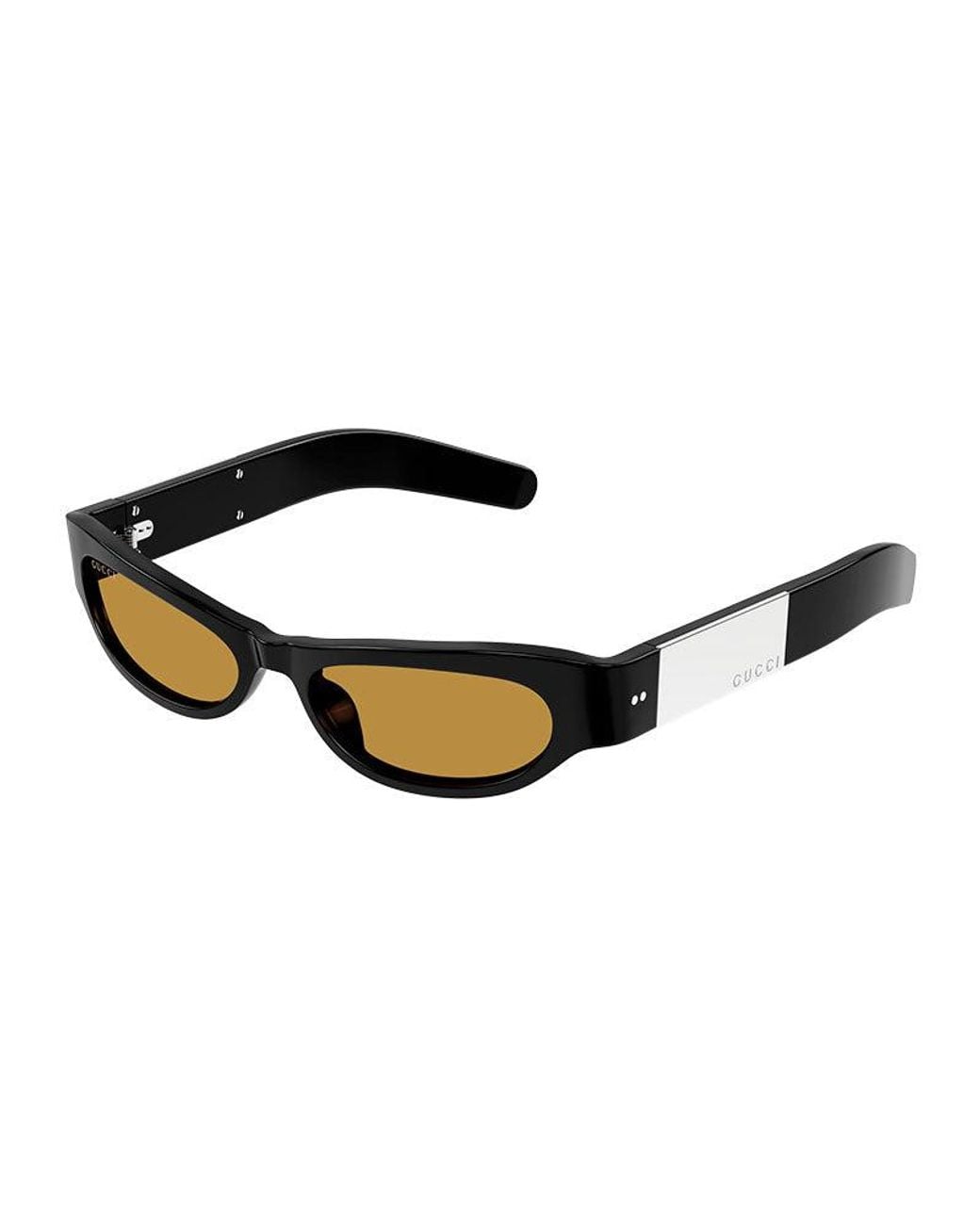 Gucci Black Mini Gg Shiny Sunglasses