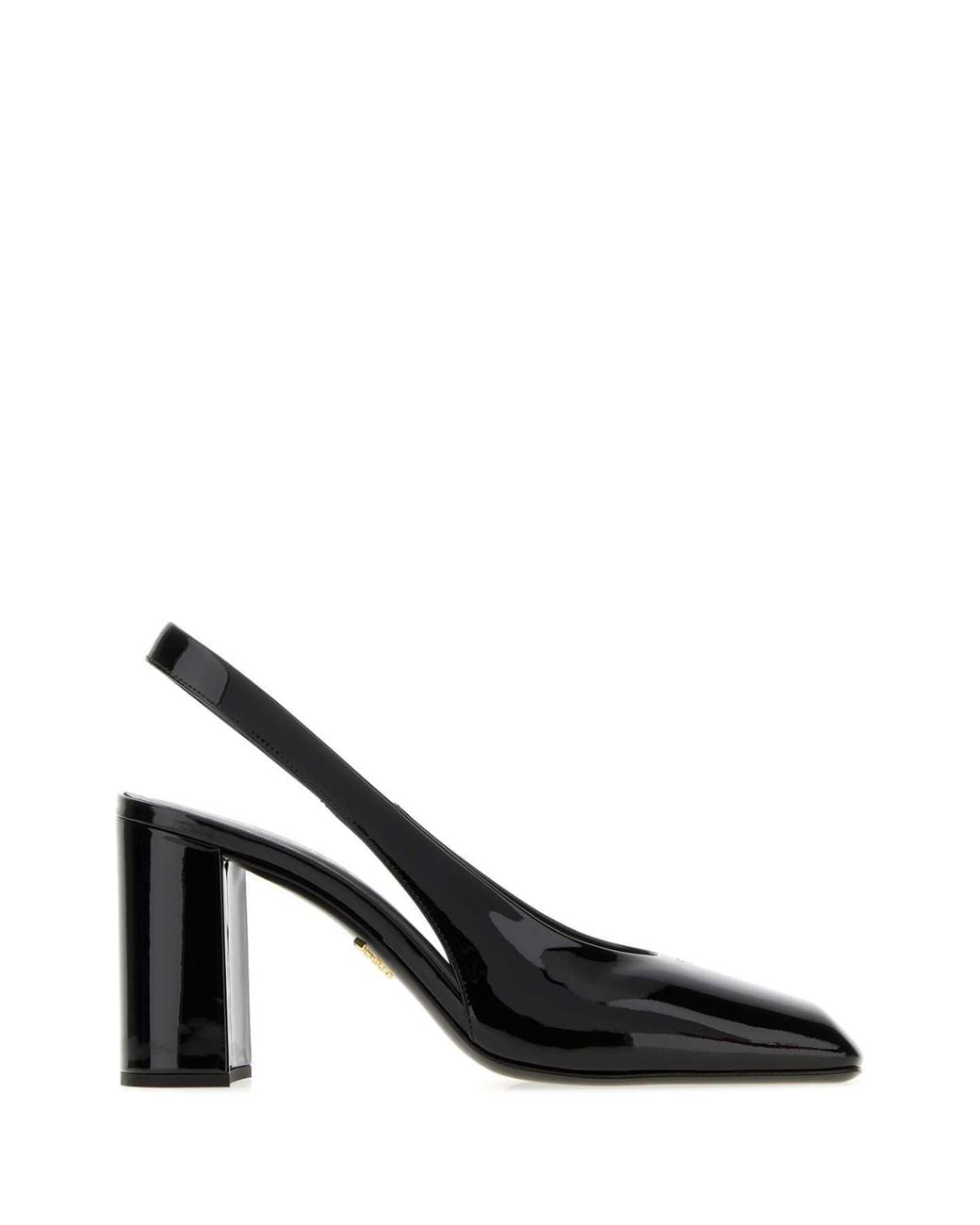 Prada Black Leather Pumps